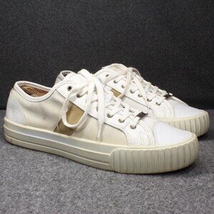 PF Flyers Made in USA Center Lo Ball and Buck Collab RARE White Men's Size 10.5